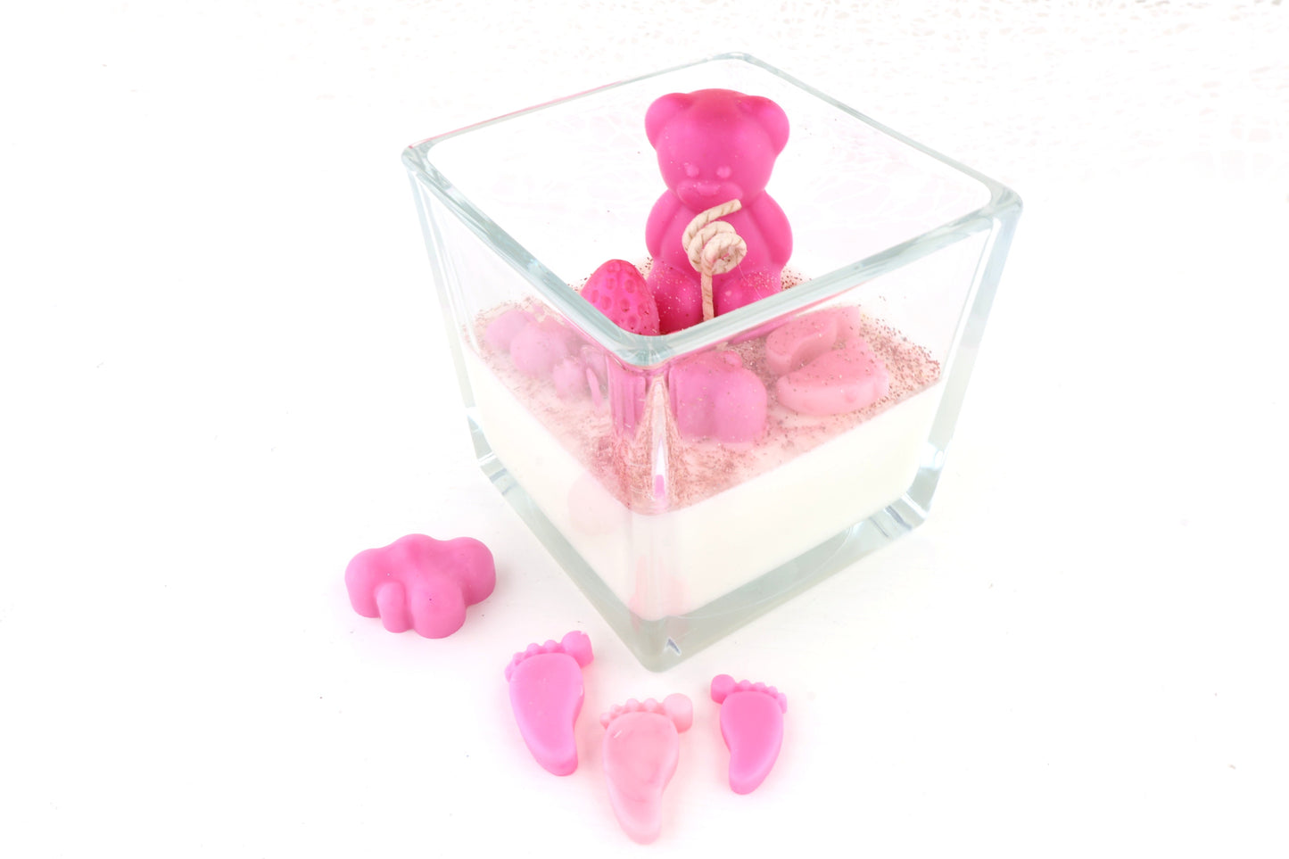 Babykerze - für Junge und Mädchen, aus 100% Bio-Sojawachs, vegan, 85/80 mm, 514g