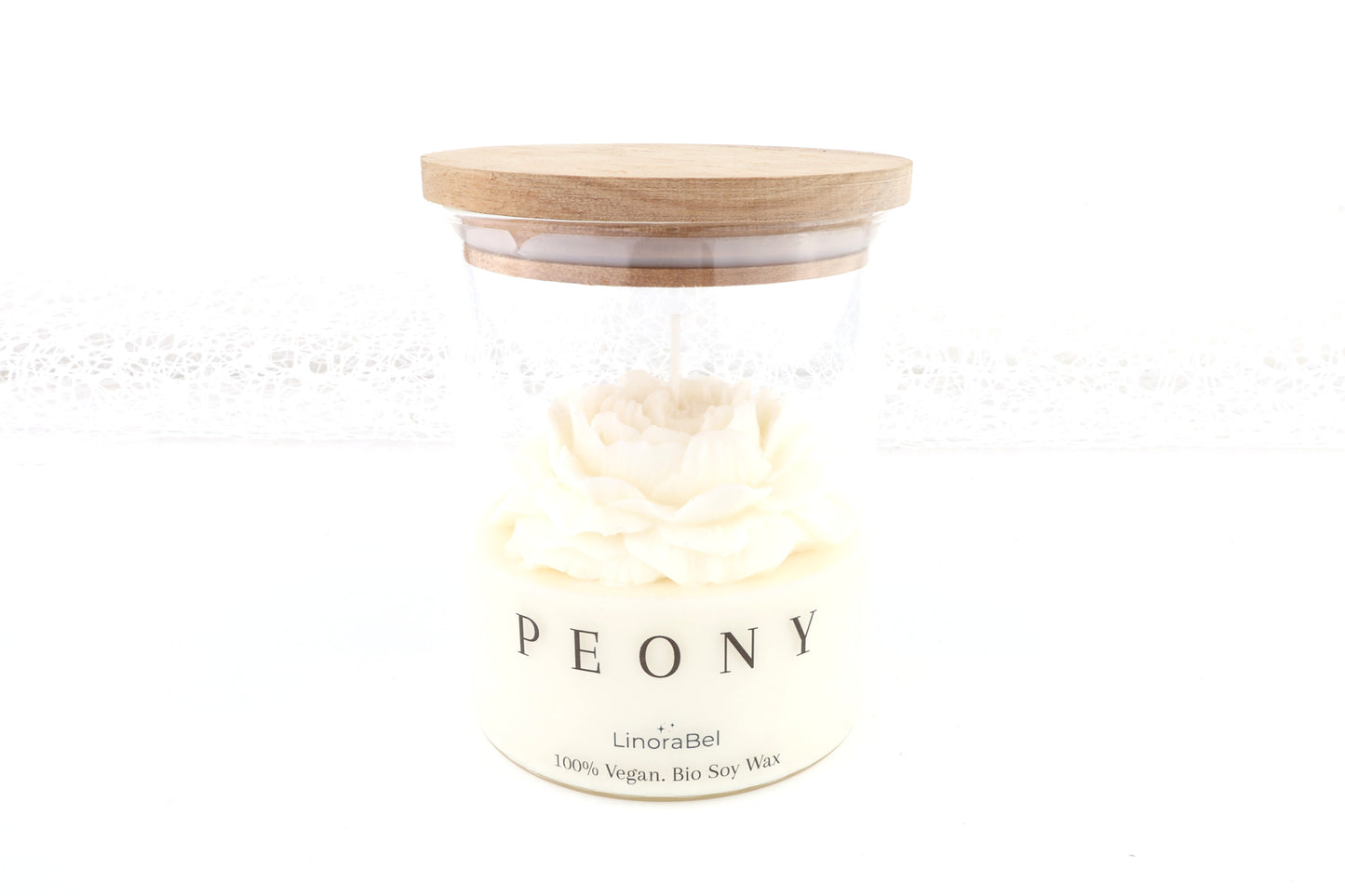 P E O N Y Kerze mit & ohne Duft - im Glas