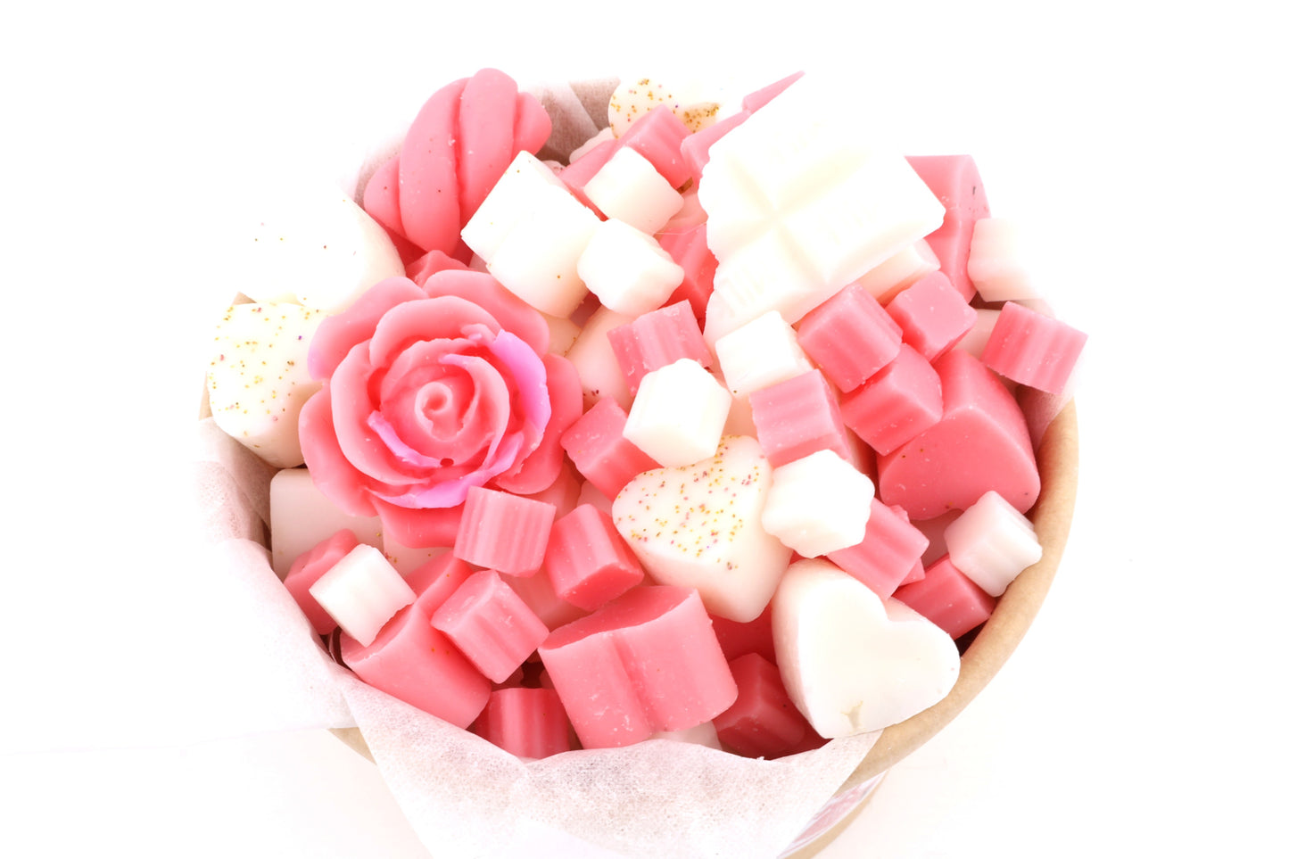 La vie est Belle Aroma Melts - mit Glitzer und Schimmer im Becher, aus 100% Bio-Sojawachs, vegan, 67/92 mm, 100g (mit Duft)